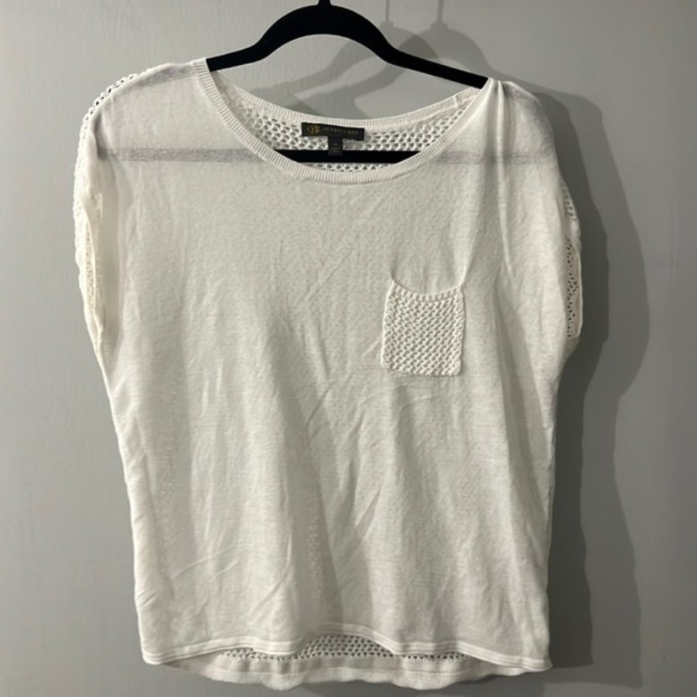Outback red white tee see through. So pretty.
